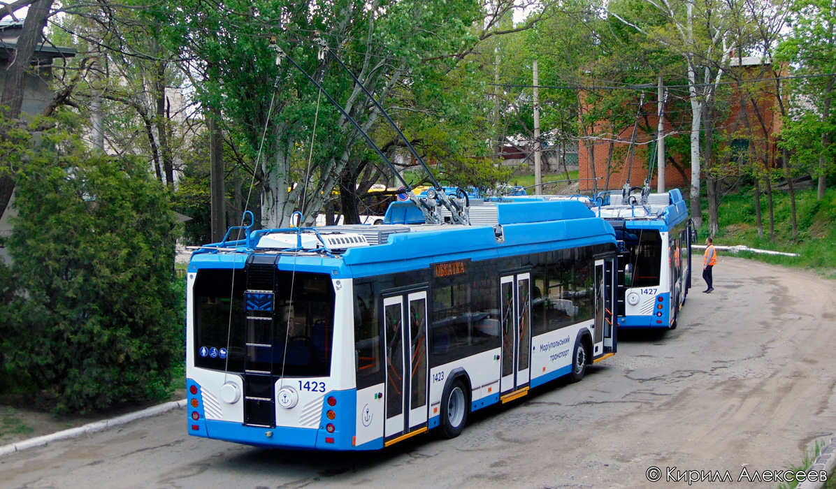 Мариуполь, АКСМ 321 (БКМ-Україна) № 1423; Мариуполь — Новые троллейбусы: АКСМ Украина