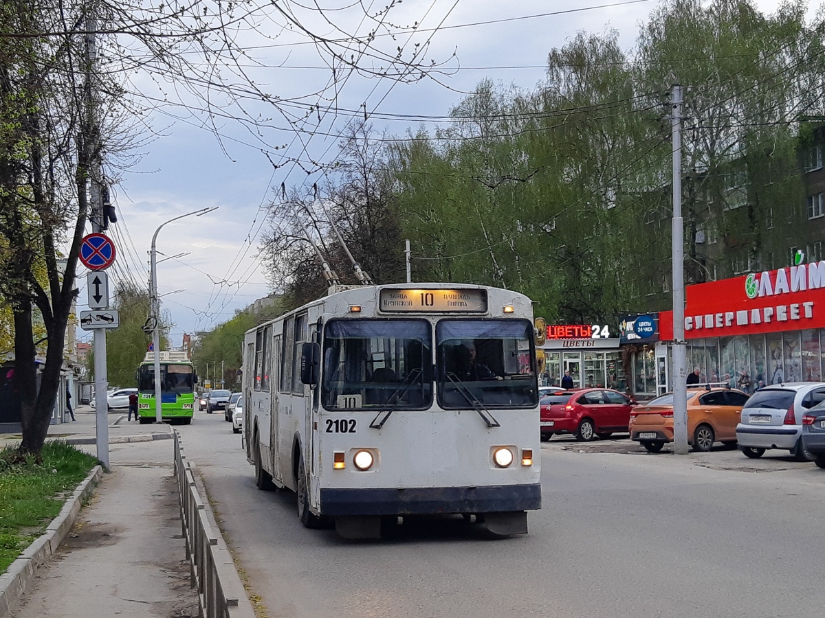 Рязань, ЗиУ-682Г-012 [Г0А] № 2102