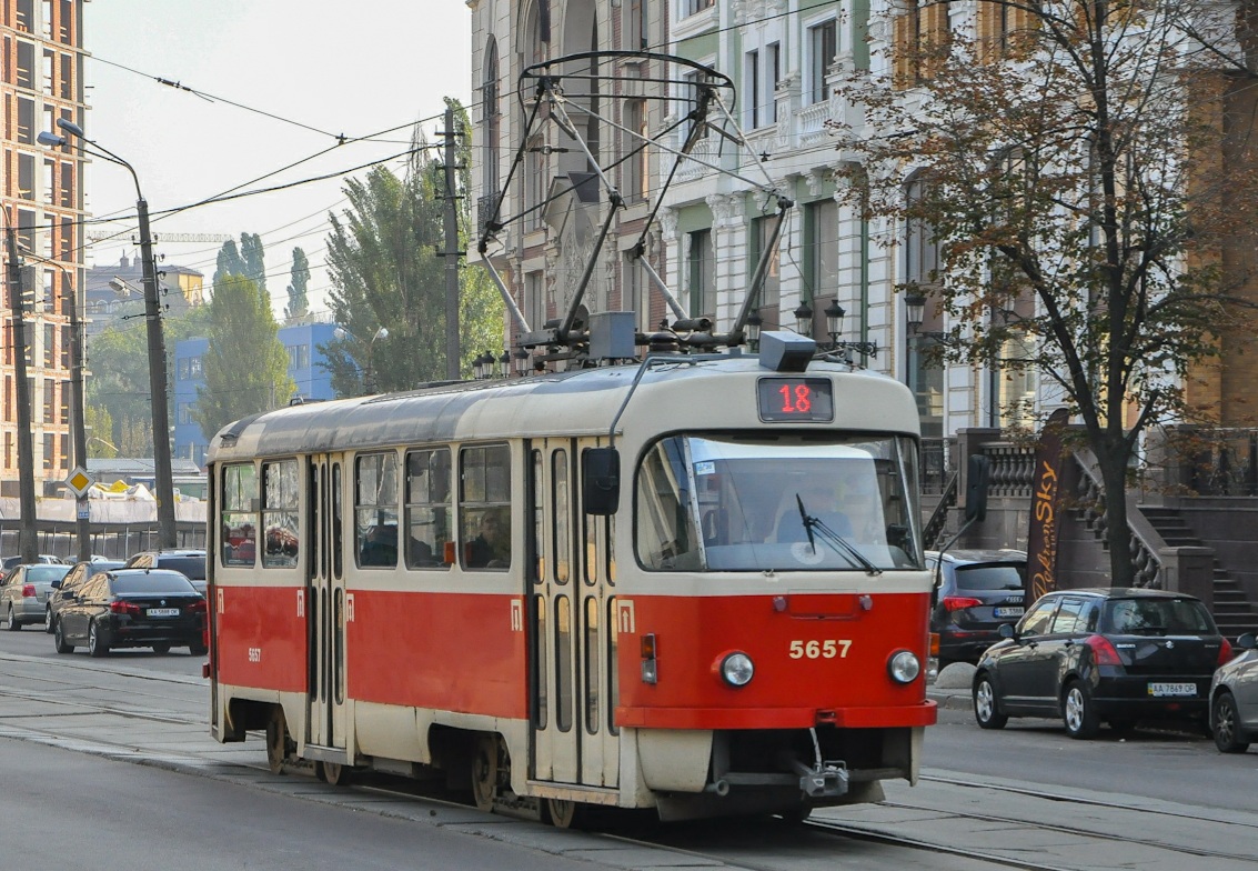 Kijów, Tatra T3SUCS Nr 5657