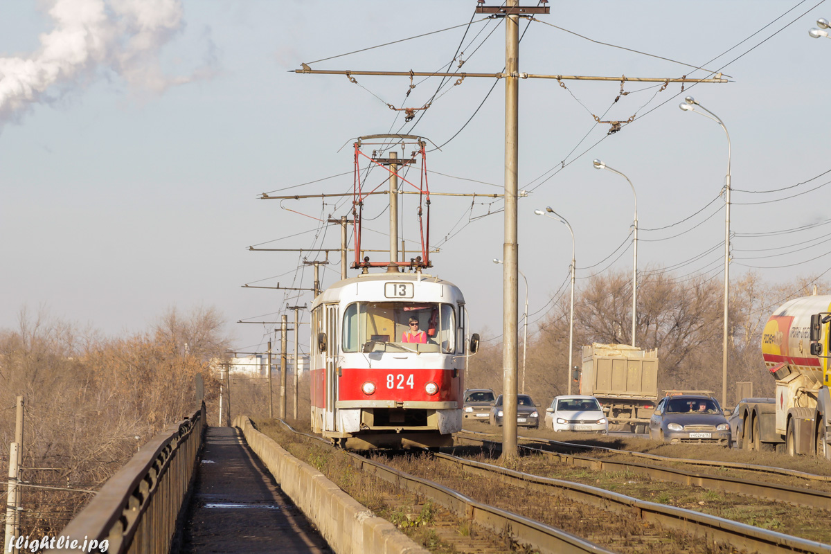 Самара, Tatra T3SU № 824
