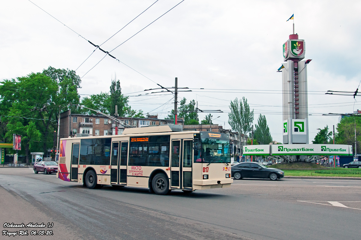 Кривой Рог, ЮМЗ Т1Р (Т2П) № 017 Кривой Рог, ЮМЗ Т1Р (Т2П) № 017