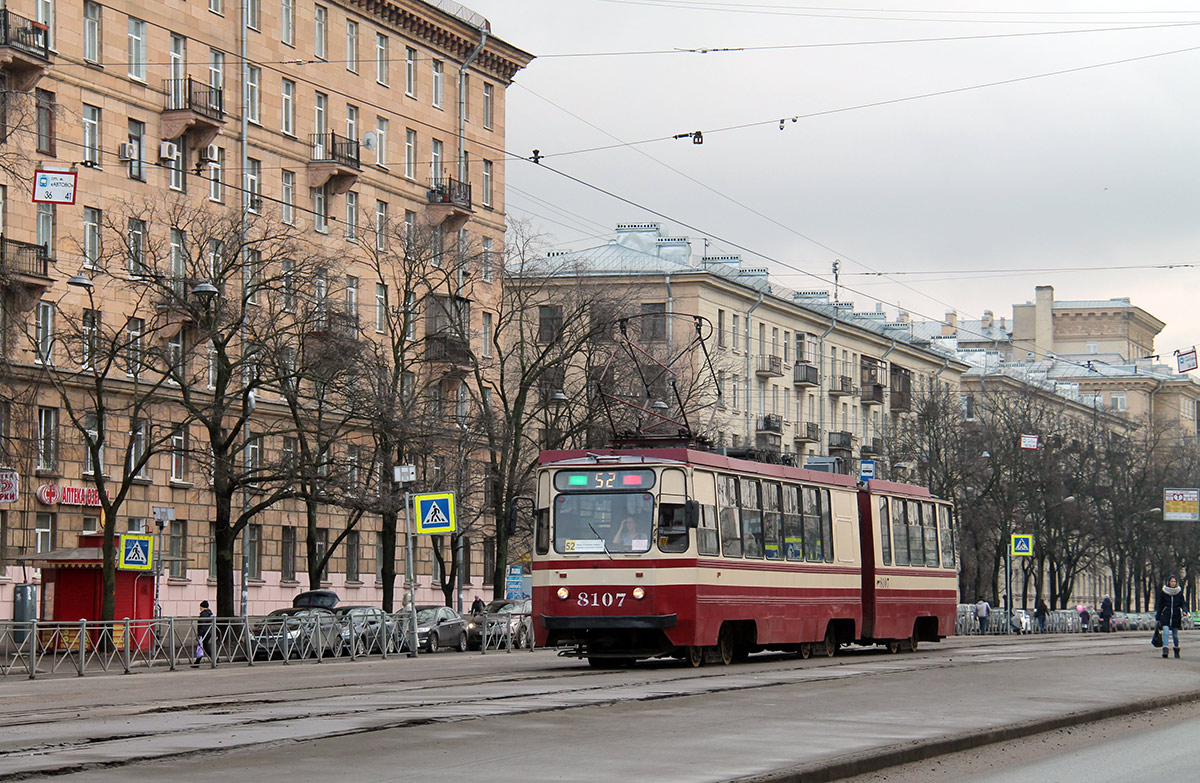 Санкт-Петербург, 71-147К (ЛВС-97К) № 8107 Санкт-Петербург, 71-147К (ЛВС-97К) № 8107