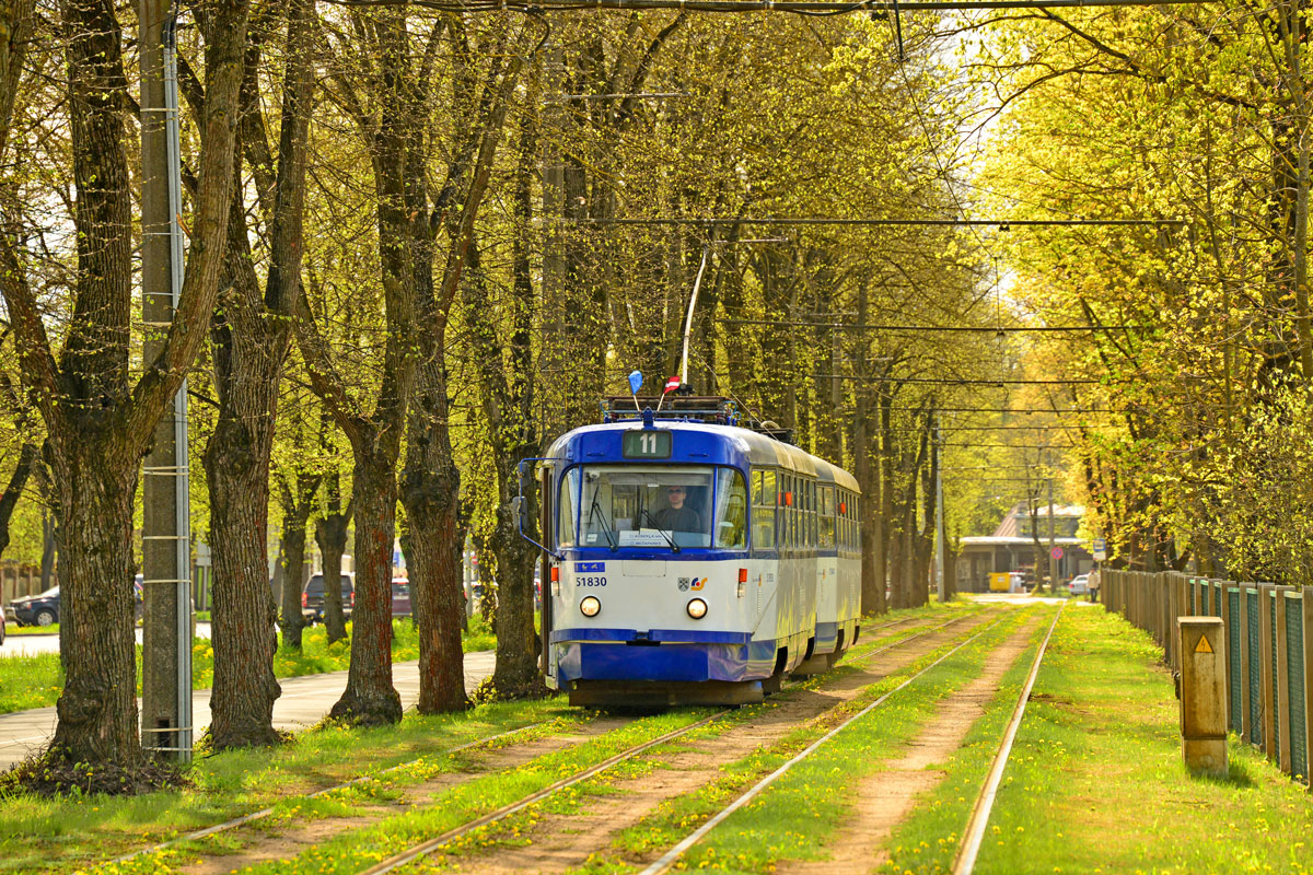 Рига, Tatra T3A № 51830
