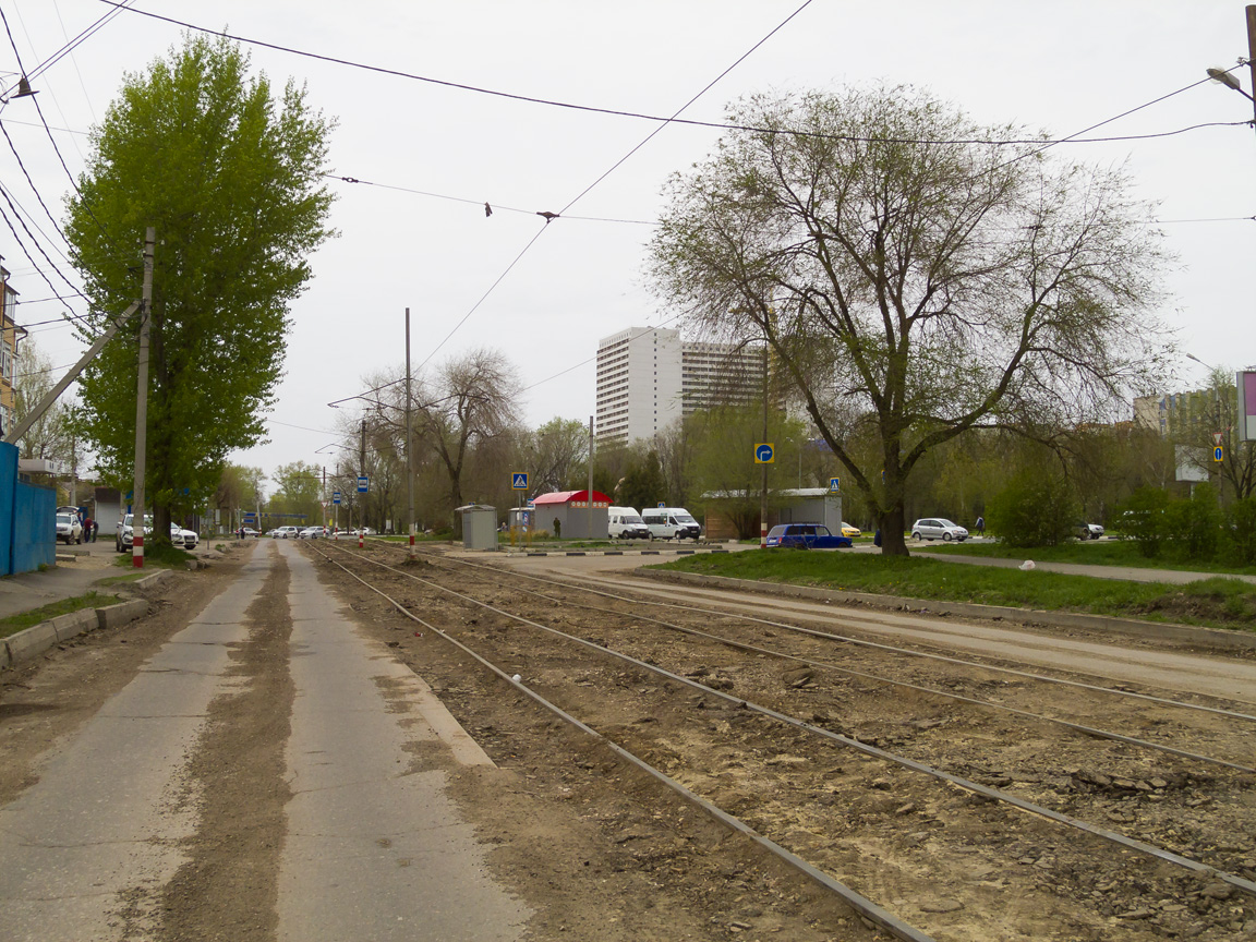 Ульяновск — Ремонт линии на Верхней Полевой улице; Ульяновск — Трамвайные линии: Ленинский район Ульяновск — Ремонт линии на Верхней Полевой улице; Ульяновск — Трамвайные линии: Ленинский район