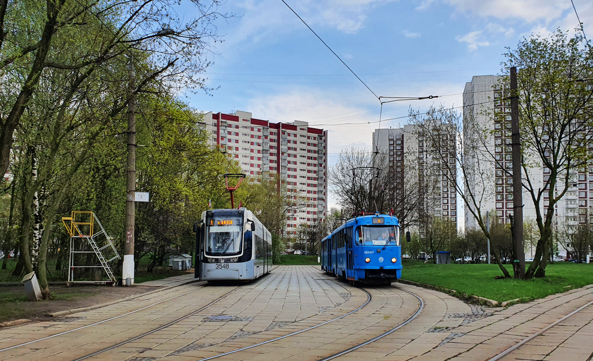 Москва, 71-414 (Pesa Fokstrot) № 3548; Москва, МТТЧ № 30447