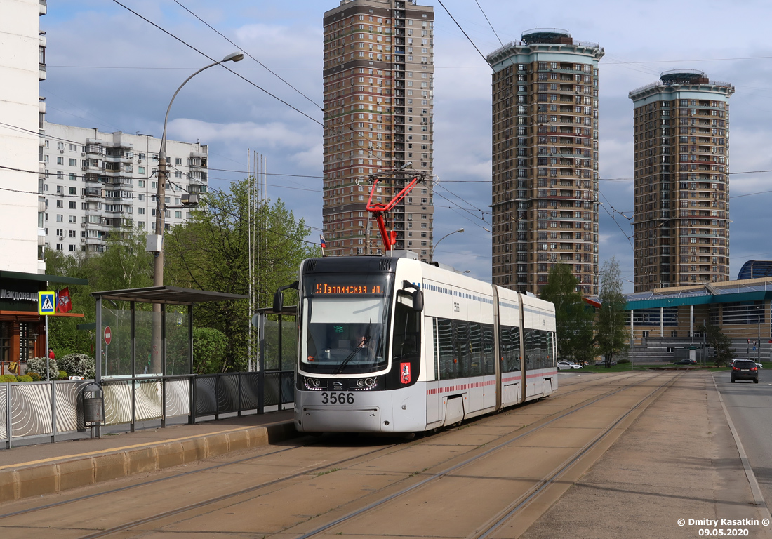 Москва, 71-414 (Pesa Fokstrot) № 3566 Москва, 71-414 (Pesa Fokstrot) № 3566