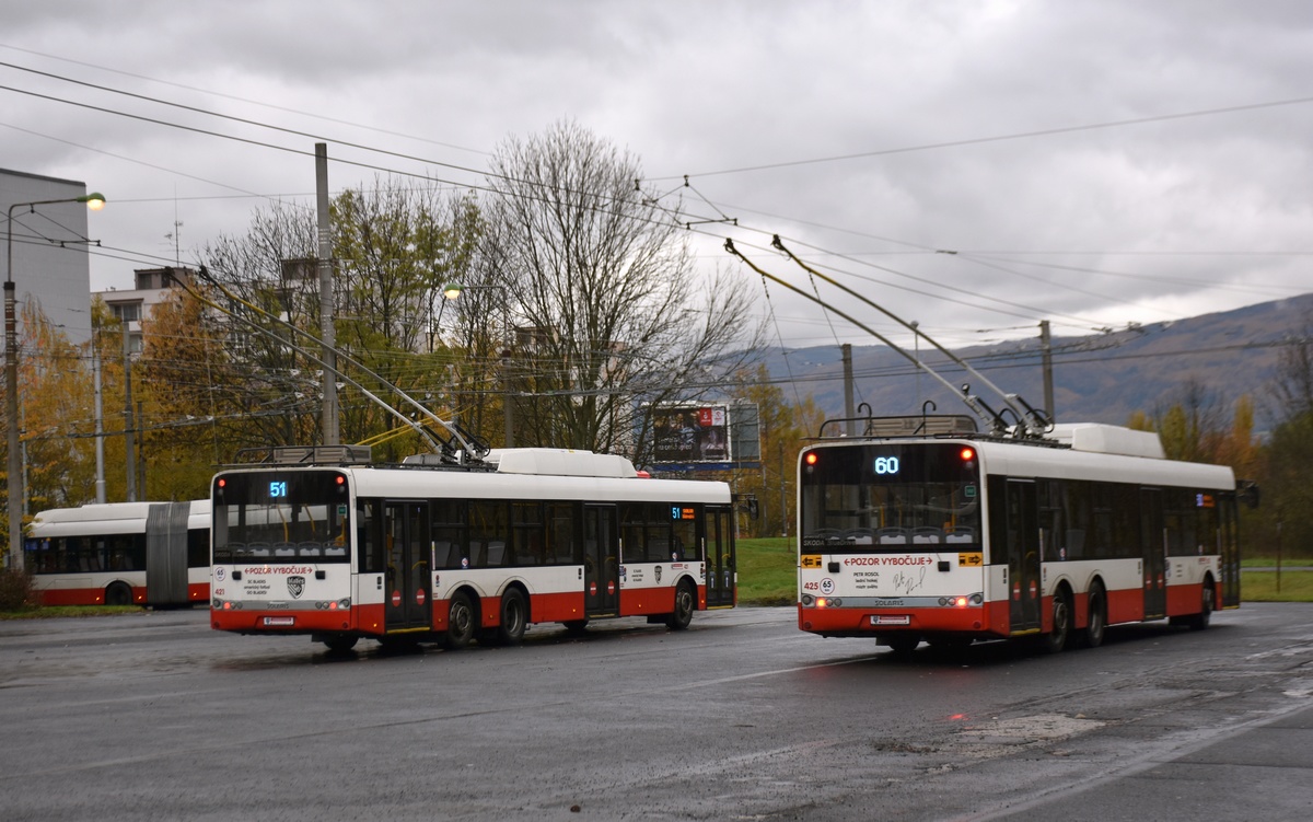 Усти-над-Лабем, Škoda 28Tr Solaris III № 421; Усти-над-Лабем, Škoda 28Tr Solaris III № 425
