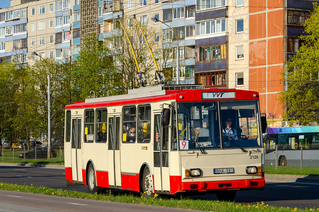 Вильнюс, Škoda 14Tr11/6 № 2126