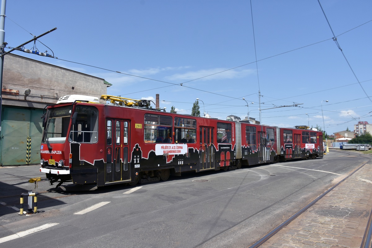 Пльзень, Tatra KT8D5R.N2P № 293; Пльзень — Празднование 120-летия общественного транспорта в Пльзене