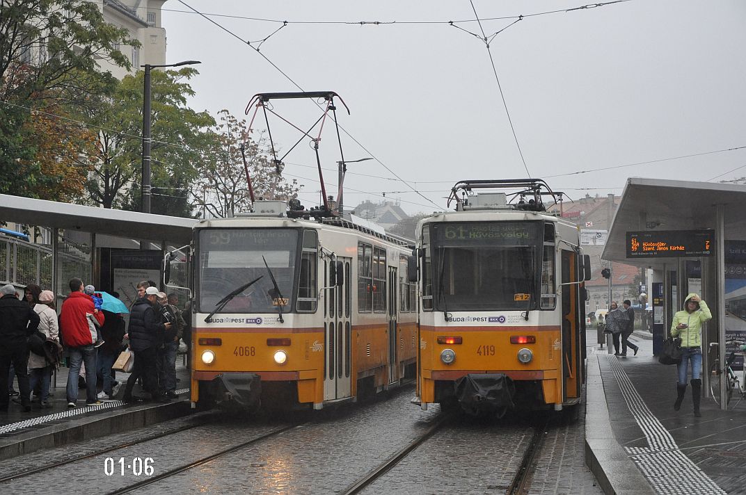 Budapest, Tatra T5C5K2 # 4068; Budapest, Tatra T5C5K2 # 4119