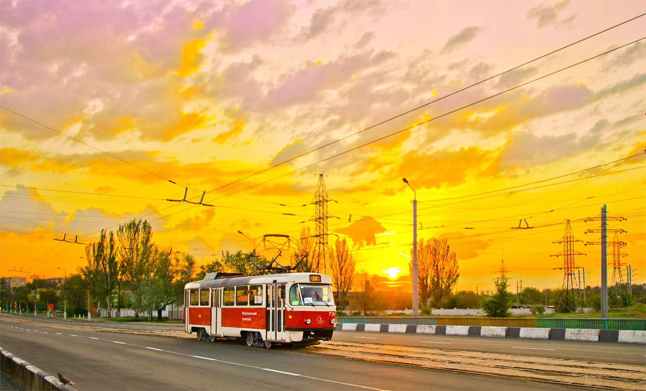 Мариуполь, Tatra T3A № 734