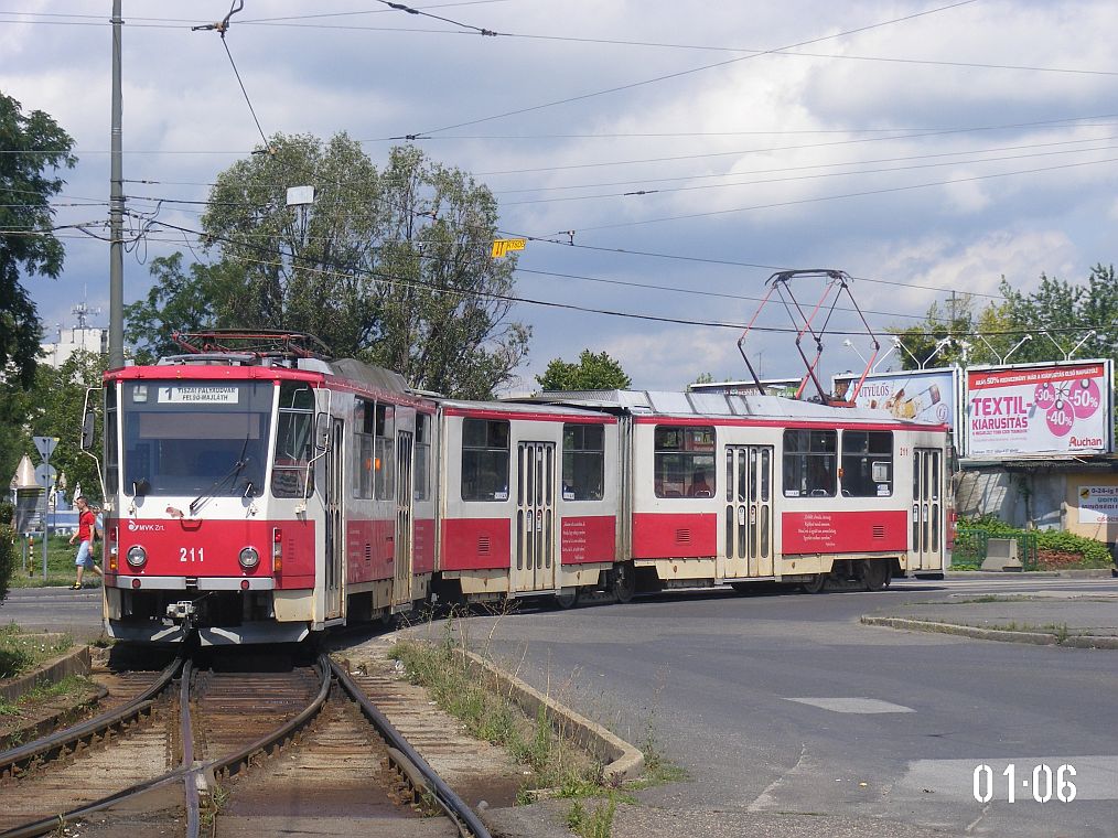 Miskolc, Tatra KT8D5 — 211