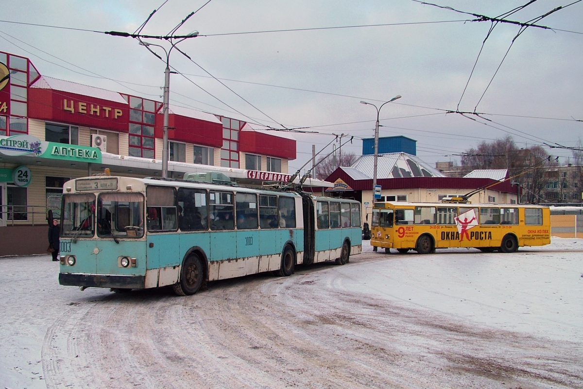Рязань, ЗиУ-683Б [Б00] № 3003; Рязань, ЗиУ-682Г-012 [Г0А] № 3070; Рязань — Депо, конечные станции и кольца
