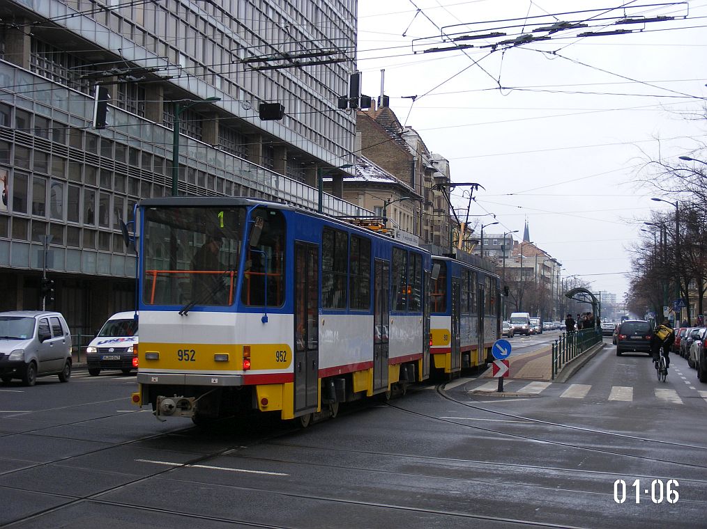 Сегед, Tatra TB6A2 № 952