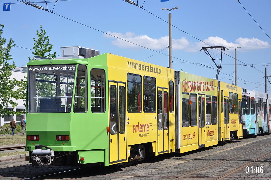 Котбус, Tatra KTNF6 № 137; Котбус — День открытых дверей и 6-й слет автобусов Икарус в Германии (18.05.2019)