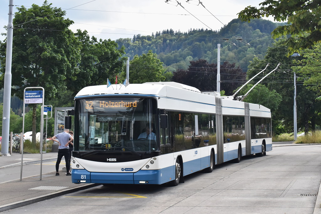 Цюрих, Hess lighTram (BGGT-N2C) № 81 Цюрих, Hess lighTram (BGGT-N2C) № 81