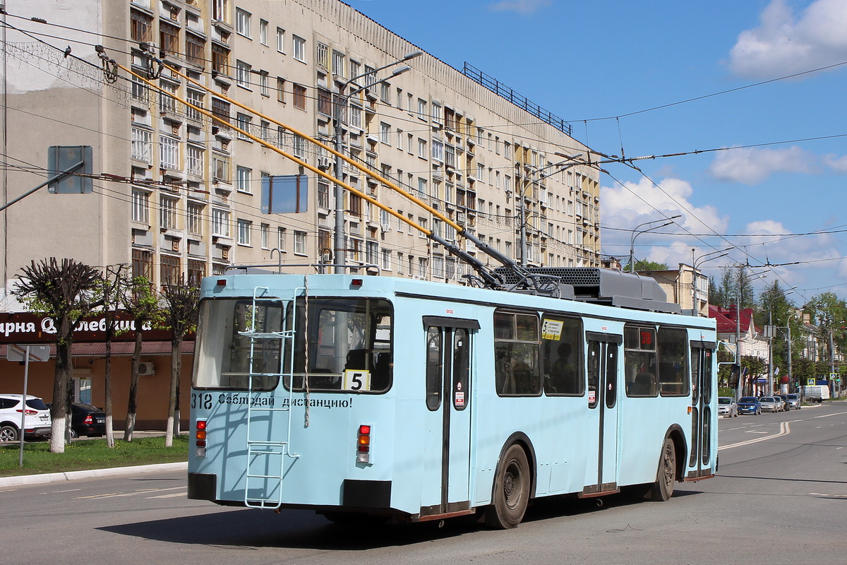 Йошкар-Ола, ЗиУ-682ГМ1 (с широкой передней дверью) № 318