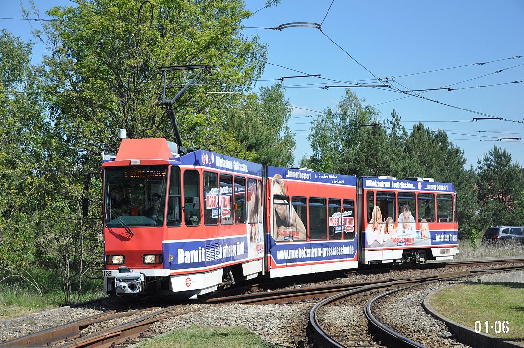 Котбус, Tatra KTNF6 № 138; Котбус — День открытых дверей и 6-й слет автобусов Икарус в Германии (18.05.2019)
