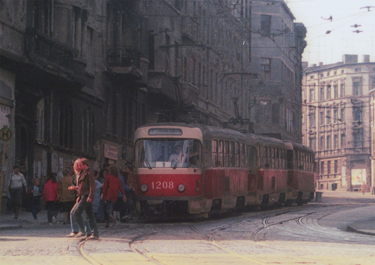 Галле, Tatra T4D № 1208; Галле — Старые фотографии