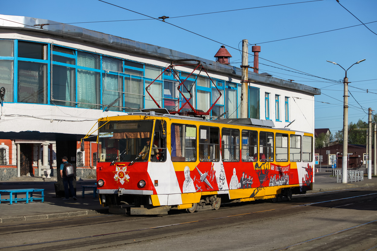 Барнаул, Tatra T6B5SU № 3182; Барнаул — 75 лет Великой Победы!