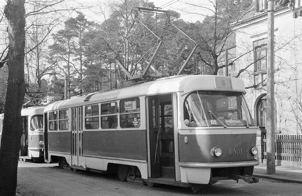 Дрезден, Tatra T3 № 6401; Дрезден — Подвижной состав из другых городов; Дрезден — Старые фотографии (трамвай)