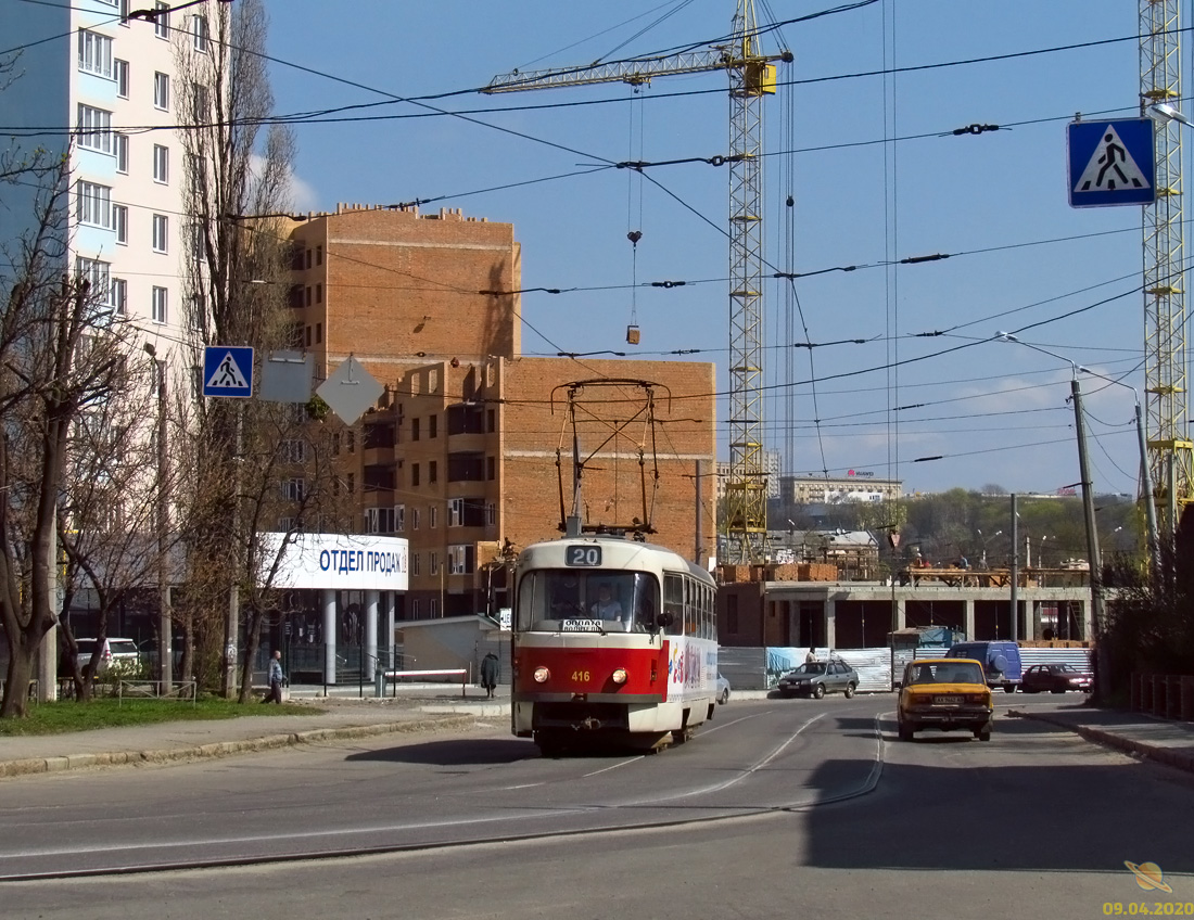Харьков, Tatra T3SUCS № 416