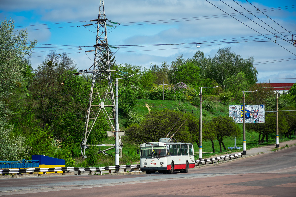 Žõtomõr, ZiU-682V № 2209; Žõtomõr — Zhytomyr transport in quarantine time