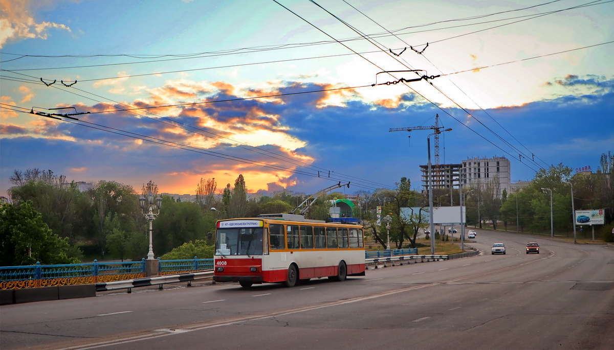 Одесса, Škoda 14TrM № 4008