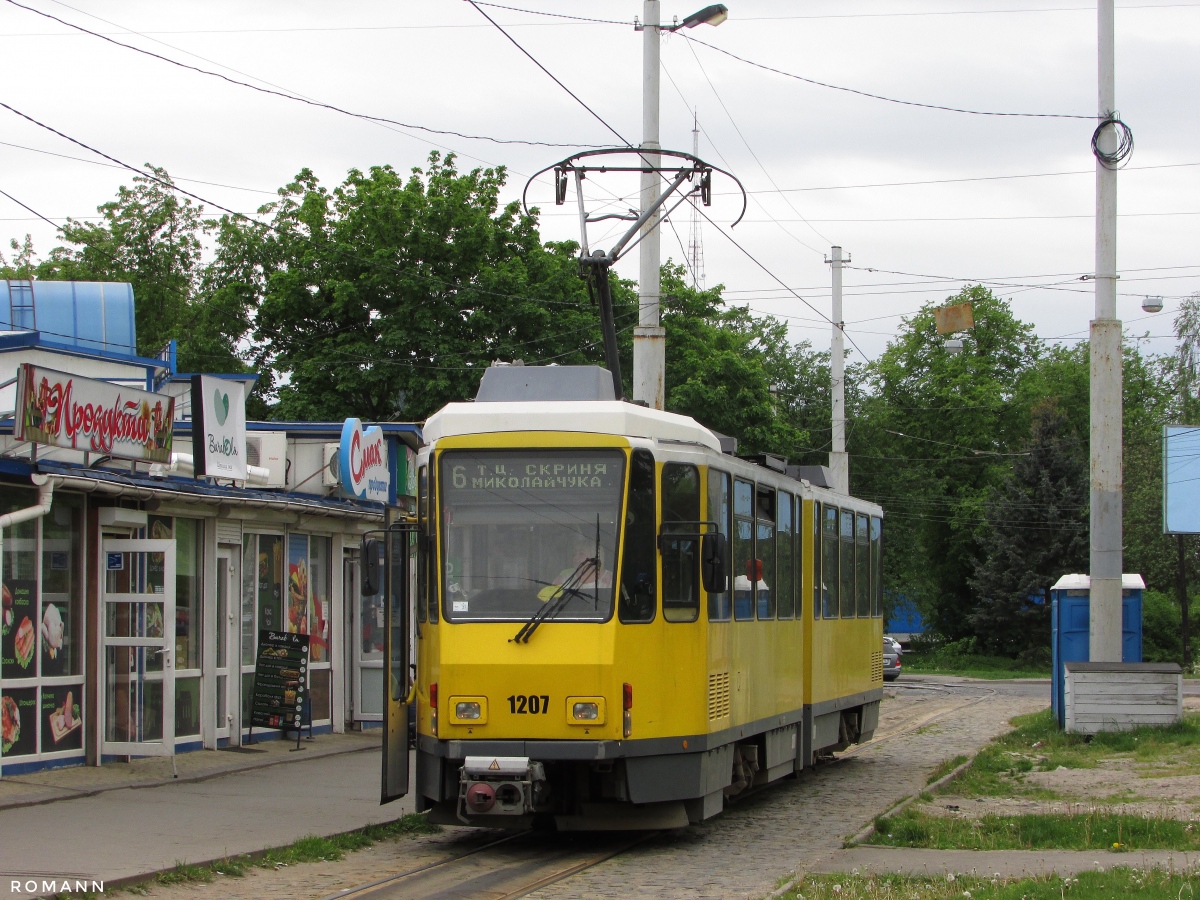 Львов, Tatra KT4DM № 1207