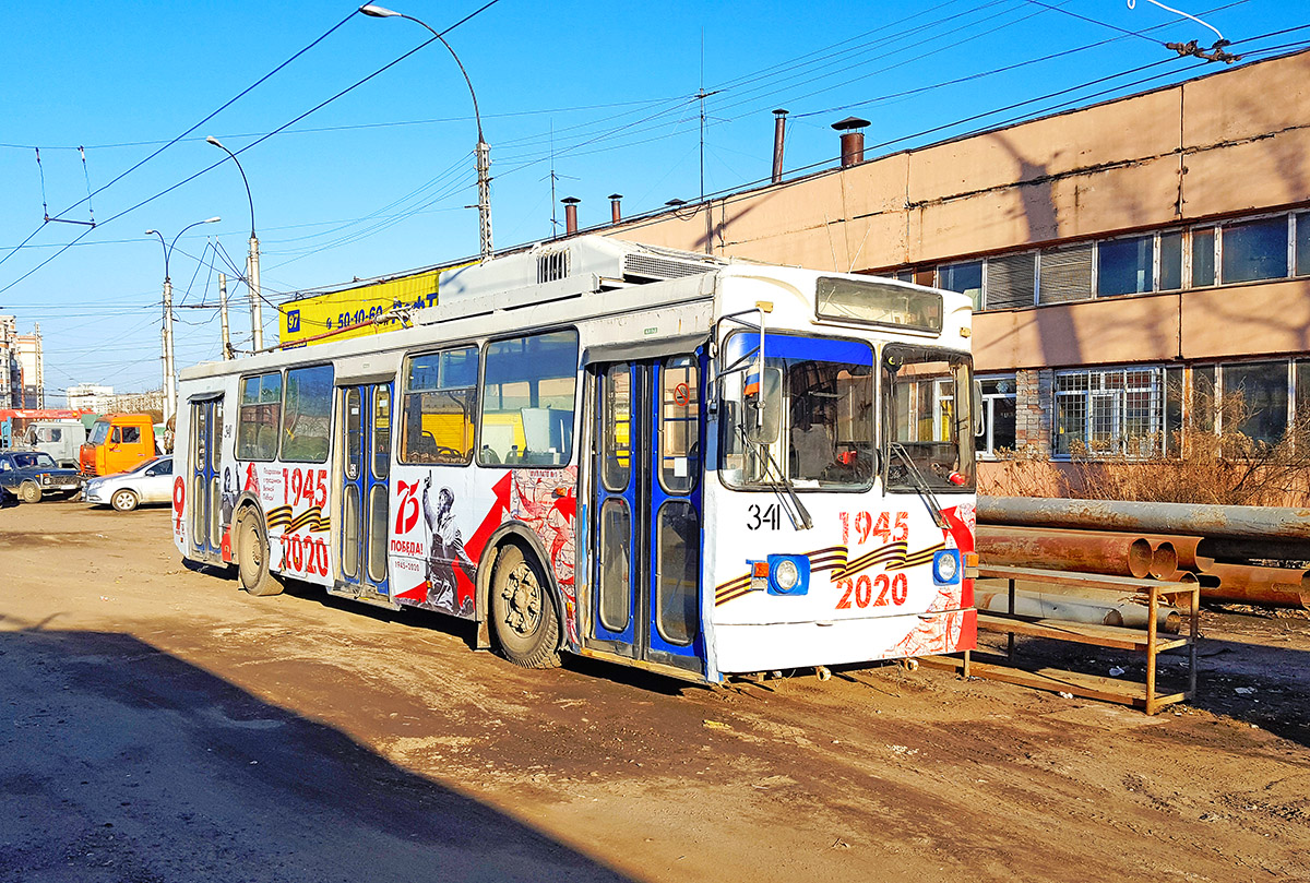 Вологда, ЗиУ-682ГМ1 (с широкой передней дверью) № 341