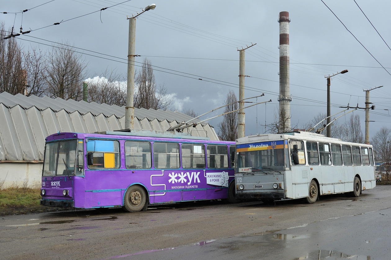 Ивано-Франковск, Škoda 14Tr07 № 172
