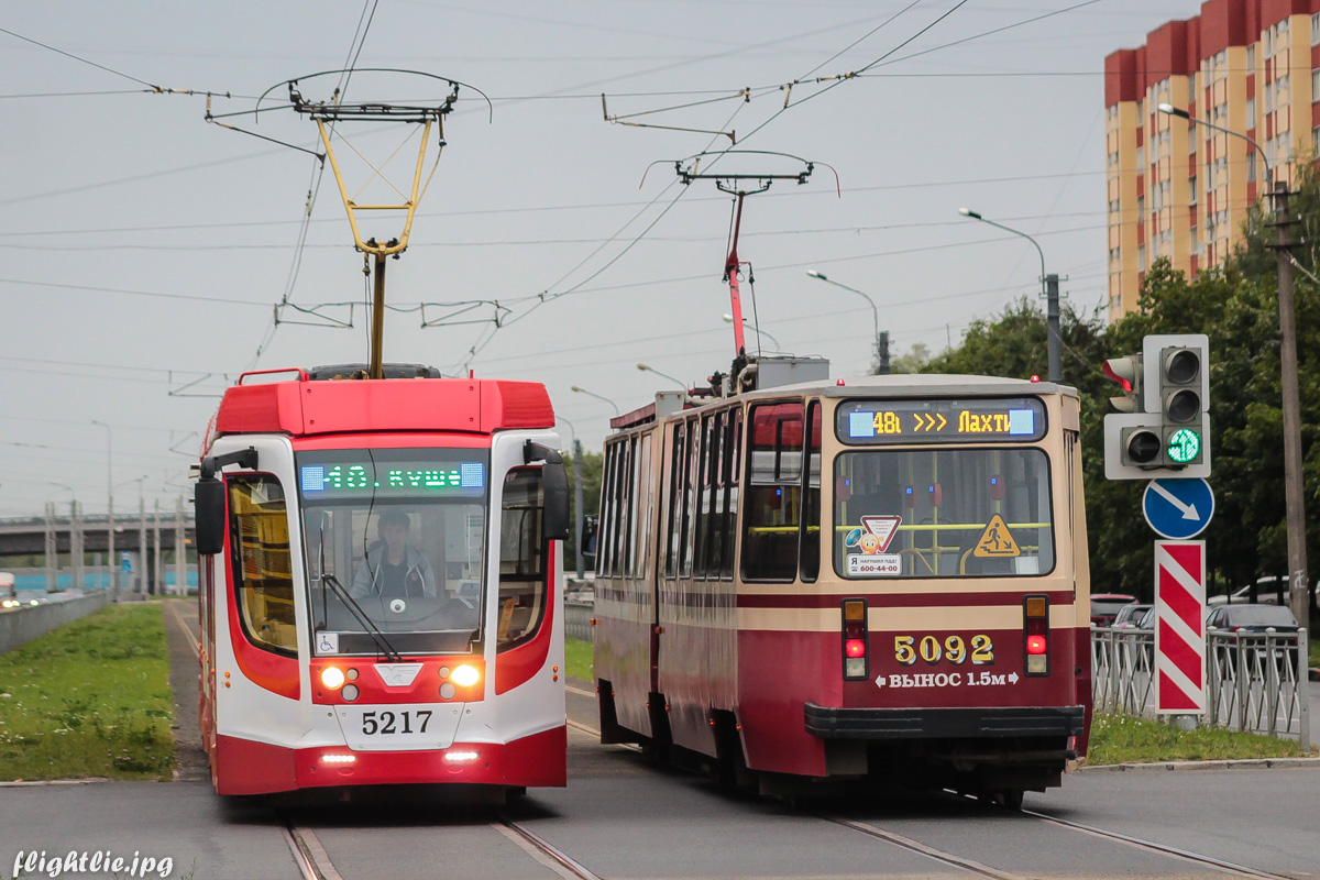 Санкт-Петербург, 71-631 № 5217; Санкт-Петербург, ЛВС-86К № 5092