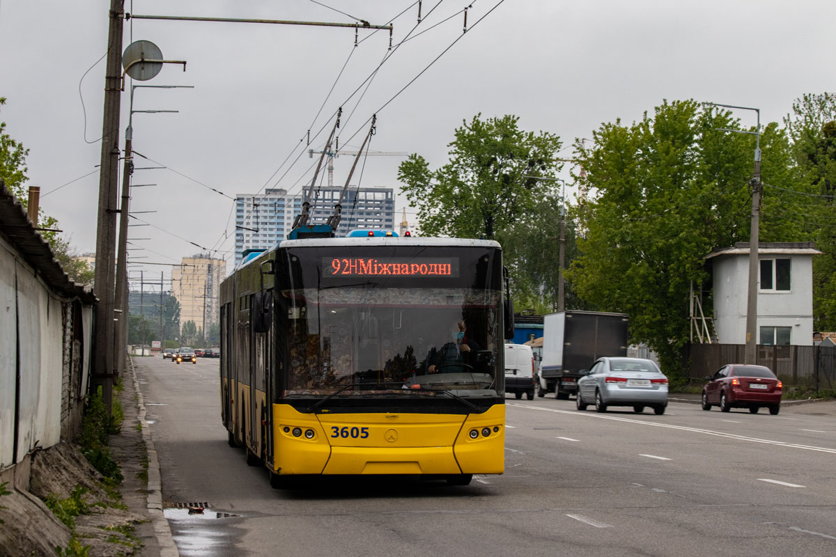Киев, ЛАЗ E301D1 № 3605