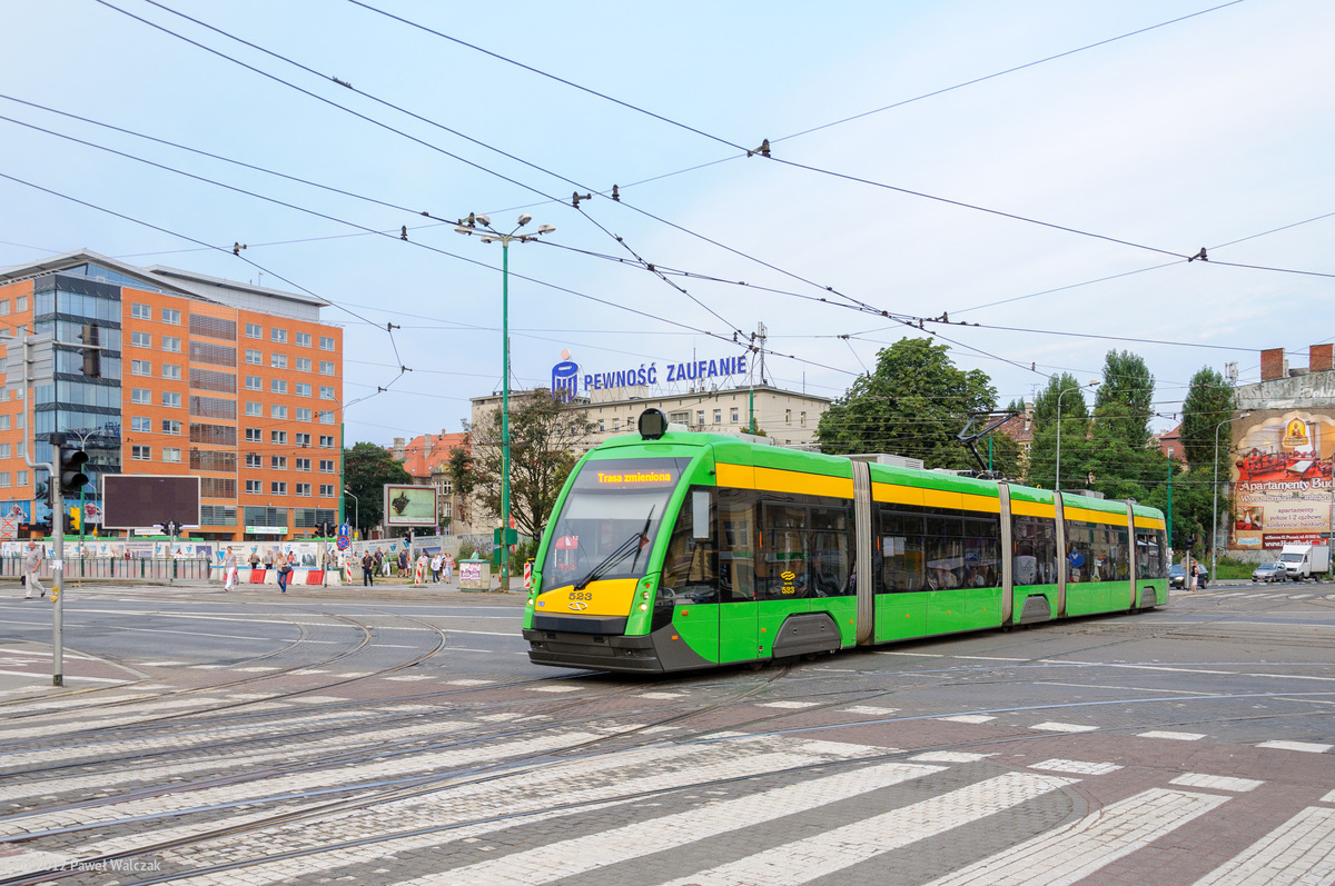 Poznań, Solaris Tramino S105p № 523 Poznań, Solaris Tramino S105p № 523