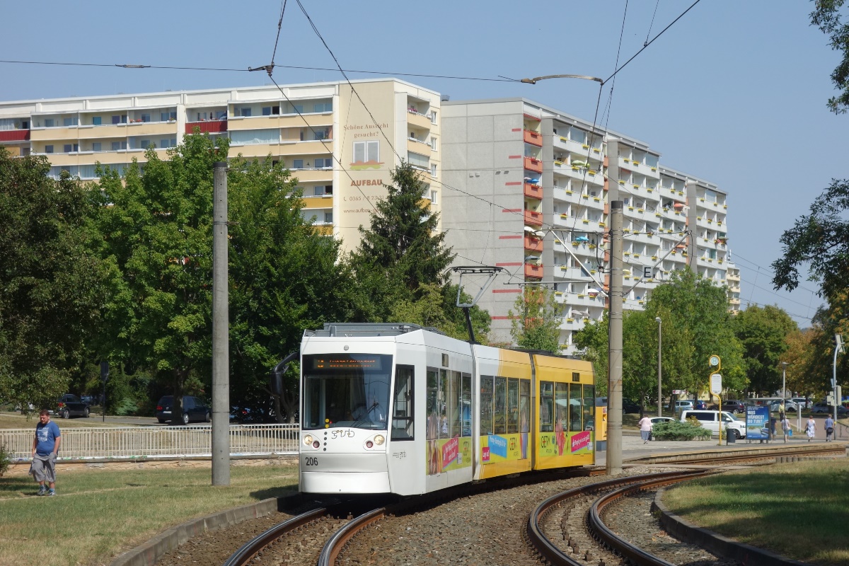 Gera, Alstom NGT8G č. 206