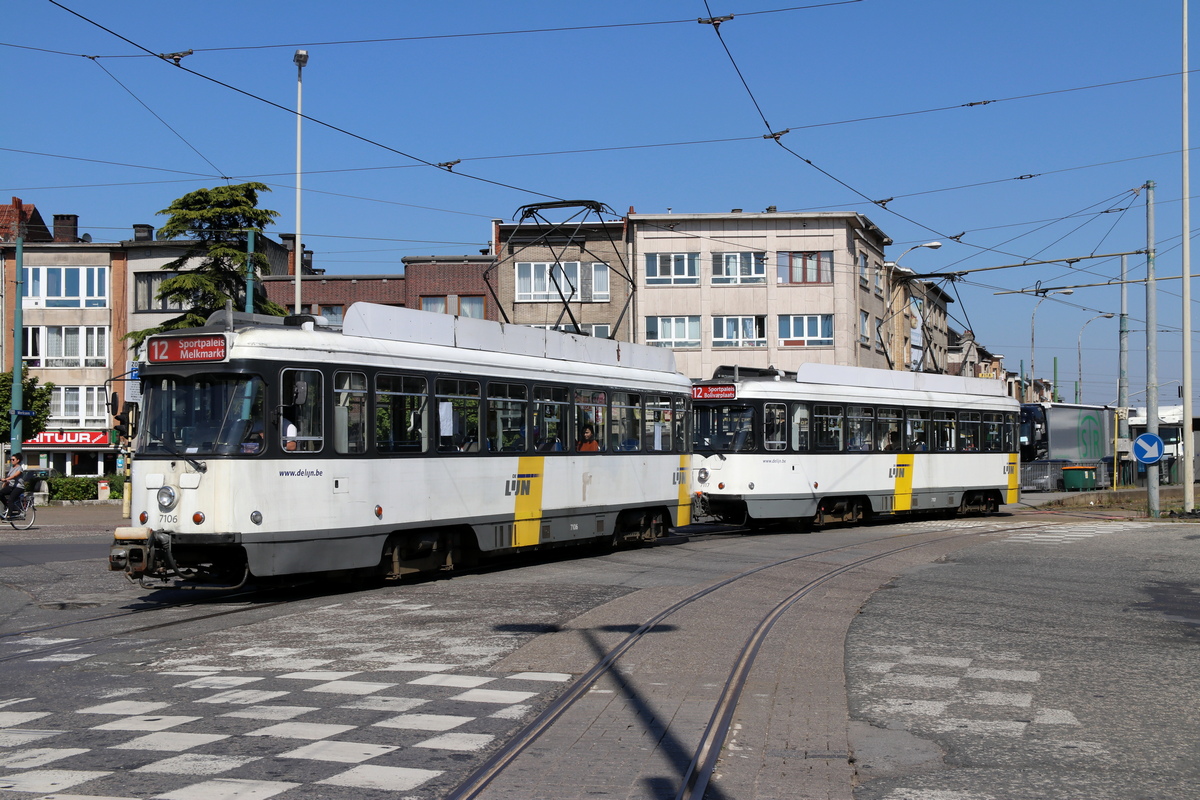 Антверпен, BN PCC Antwerpen (modernised) № 7106; Антверпен, BN PCC Antwerpen (modernised) № 7117