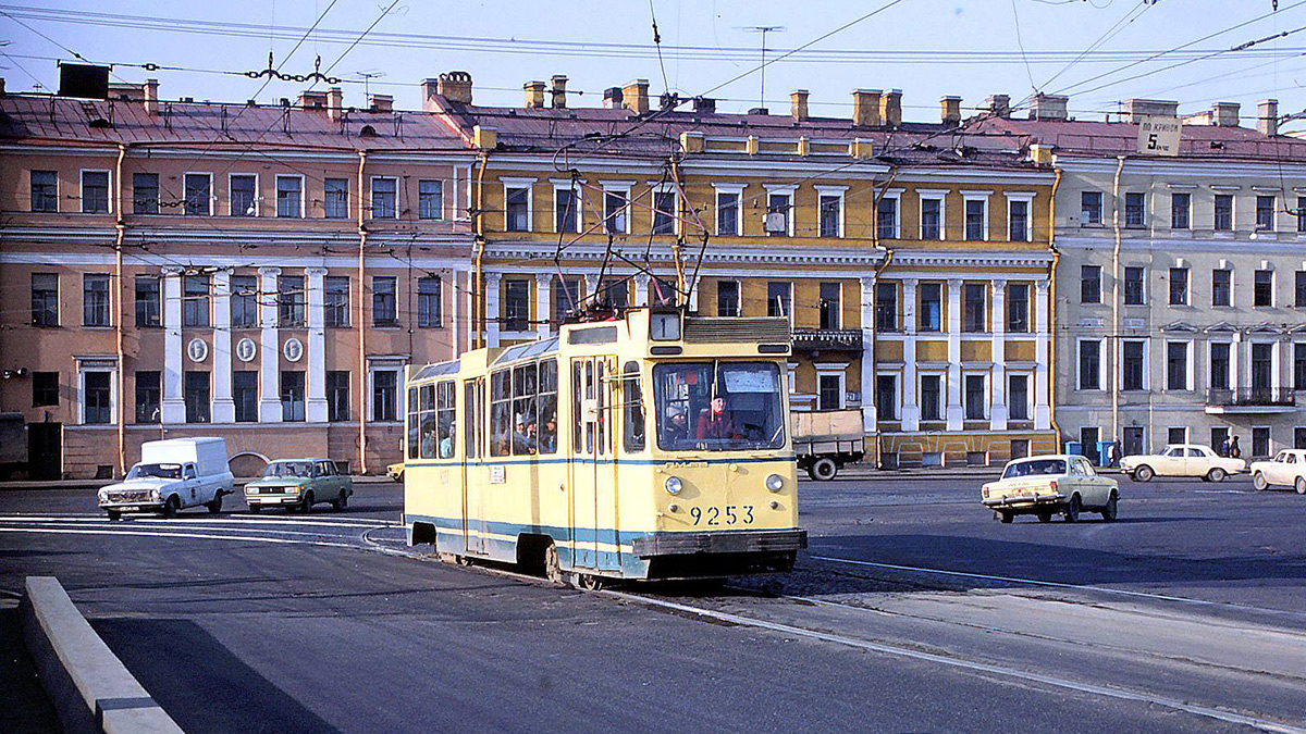 Szentpétervár, LM-68 — 9253; Szentpétervár — Historic tramway photos