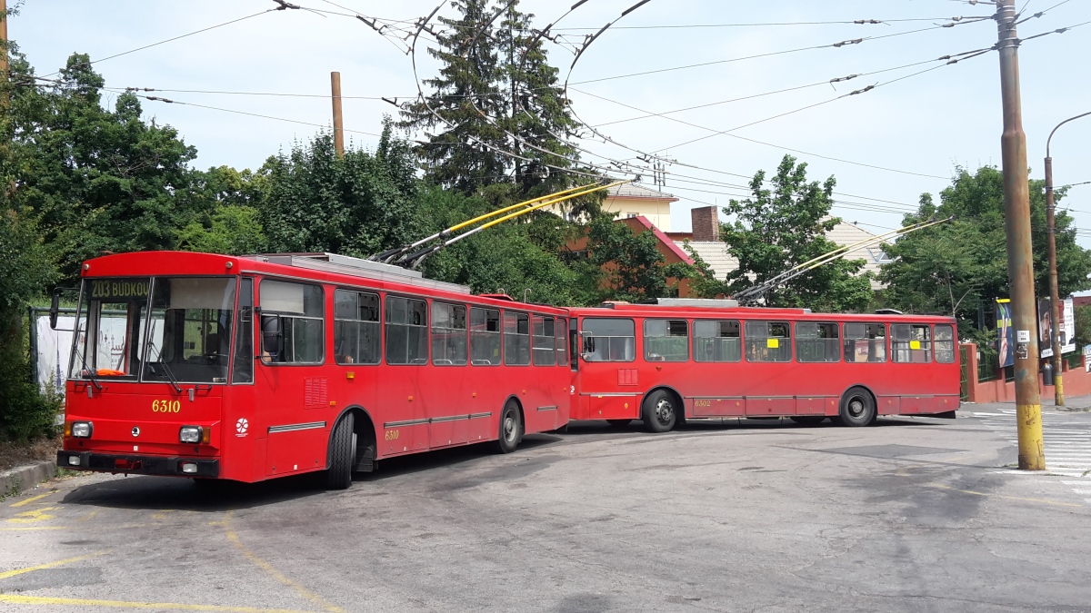 Братислава, Škoda 14Tr10/6 № 6310; Братислава, Škoda 14Tr10/6 № 6302