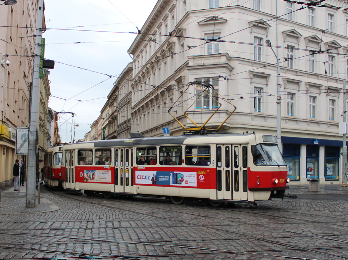 Prague, Tatra T3R.P N°. 8376