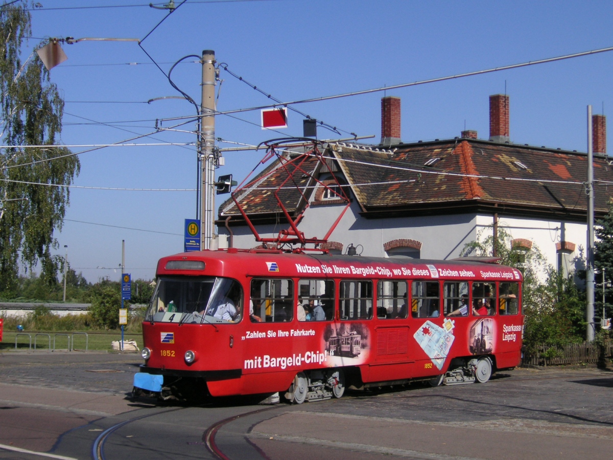 Лейпциг, Tatra T4D № 1852