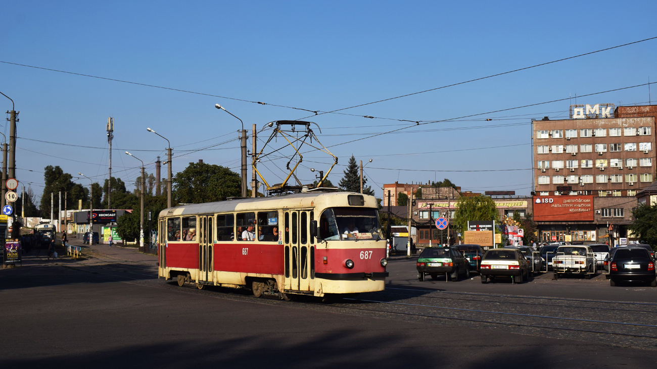 Каменское, Tatra T3SU № 687
