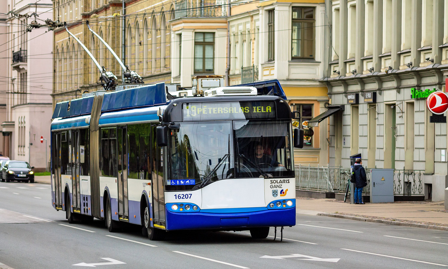 Рига, Solaris Trollino II 18 Ganz № 16207