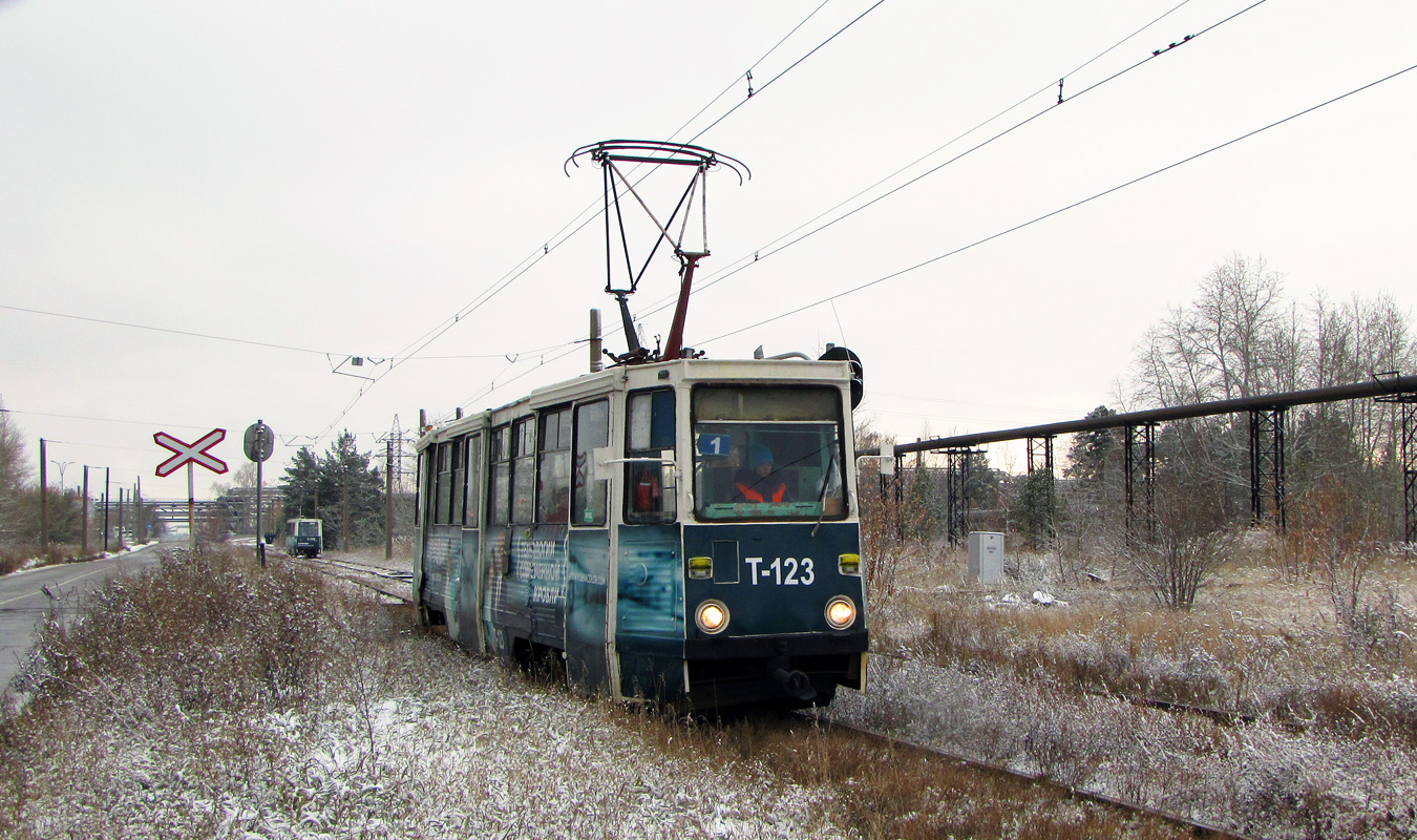 Ангарск, 71-605 (КТМ-5М3) № 123 Ангарск, 71-605 (КТМ-5М3) № 123