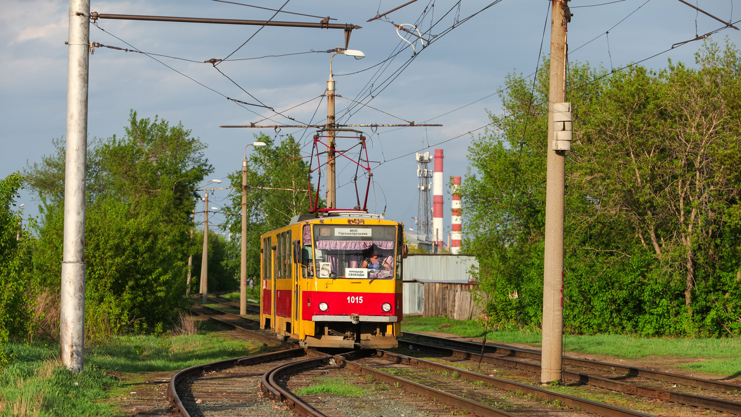 Барнаул, Tatra T6B5SU № 1015