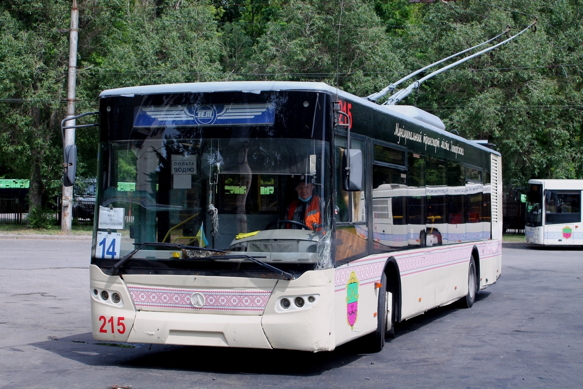 Запорожье, ЛАЗ E183D1 № 215