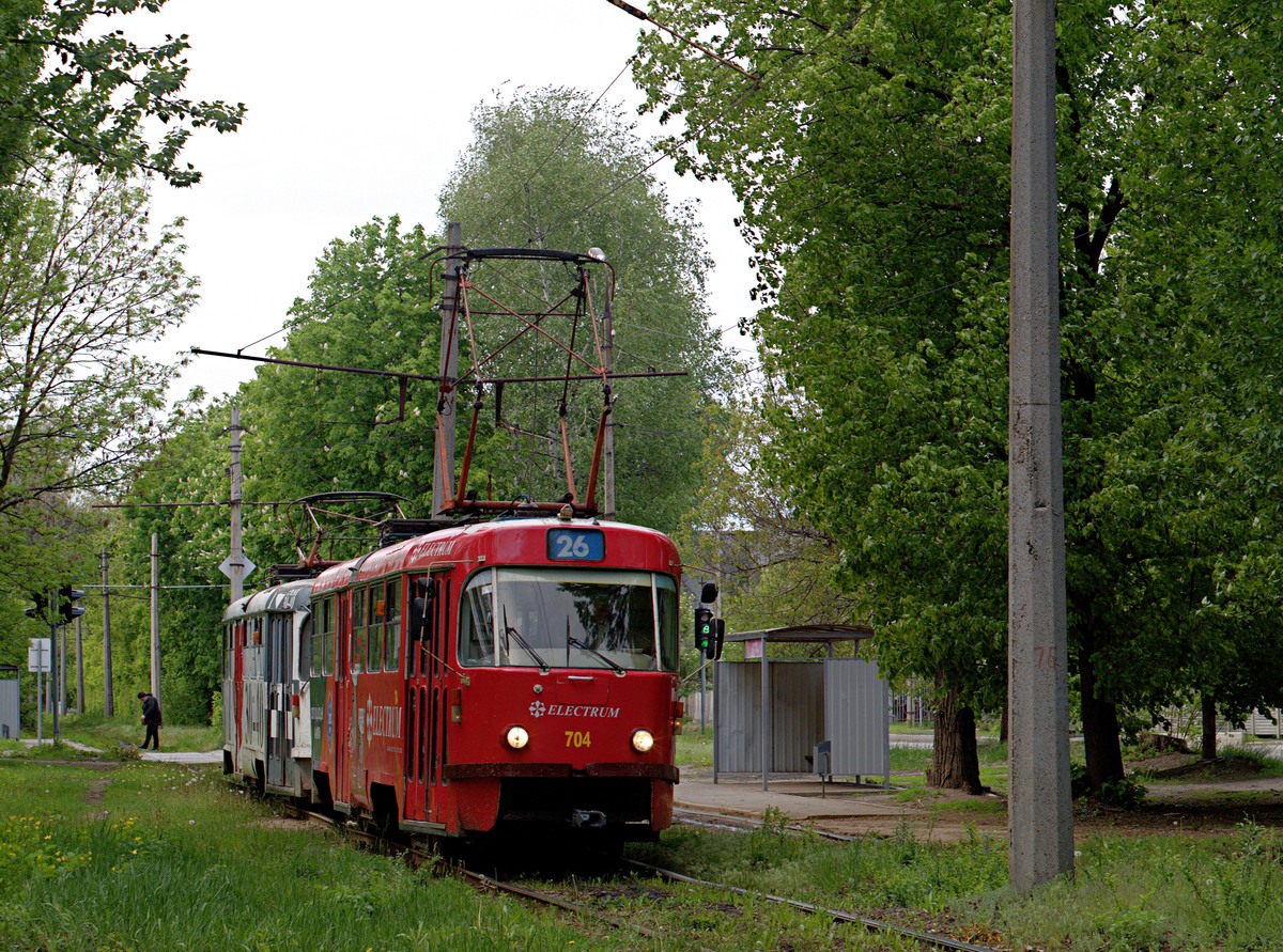 Харьков, Tatra T3A № 704