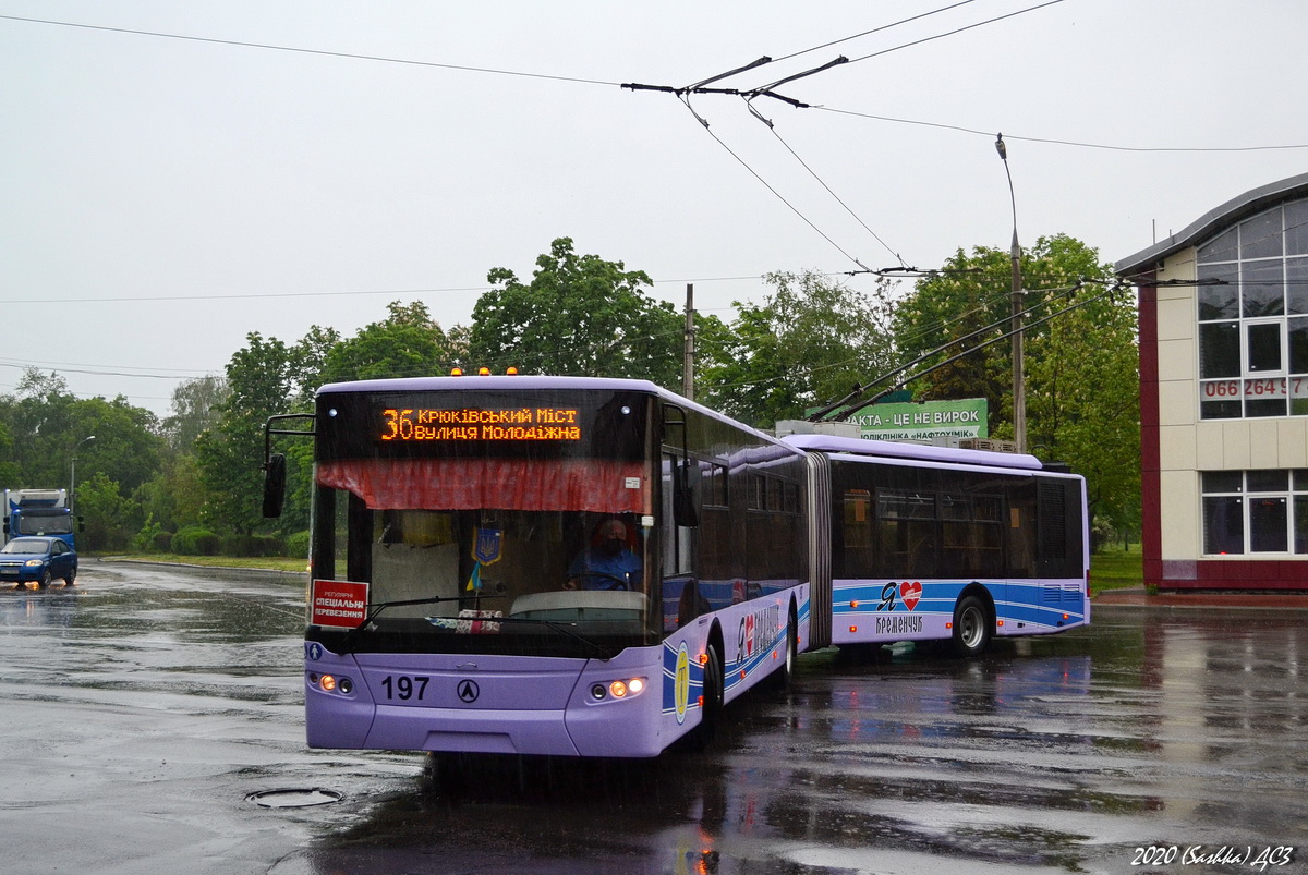 Кременчуг, ЛАЗ E301A1 № 197