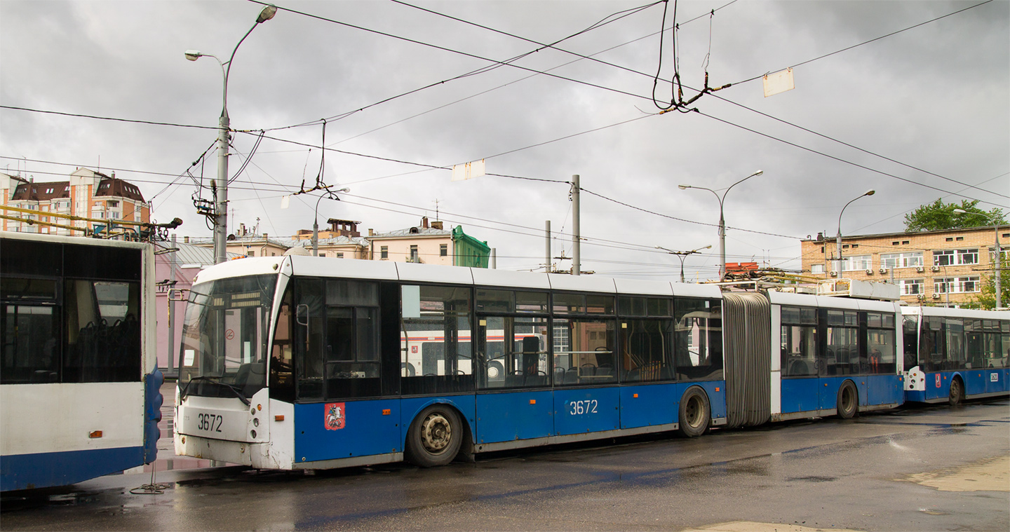 Москва, Тролза-6206.00 «Мегаполис» № 3672