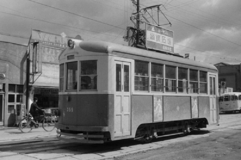 Окаяма, Okaden № 355; Окаяма — Старые фотографии