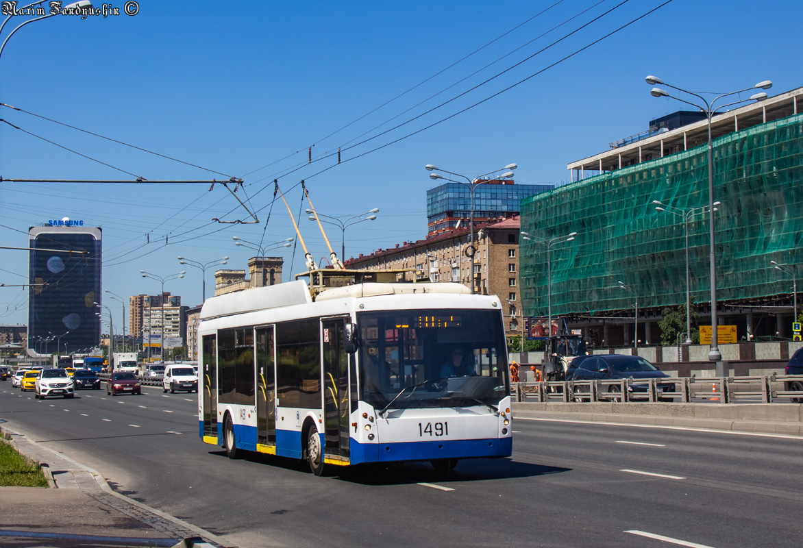 Москва, Тролза-5265.00 «Мегаполис» № 1491